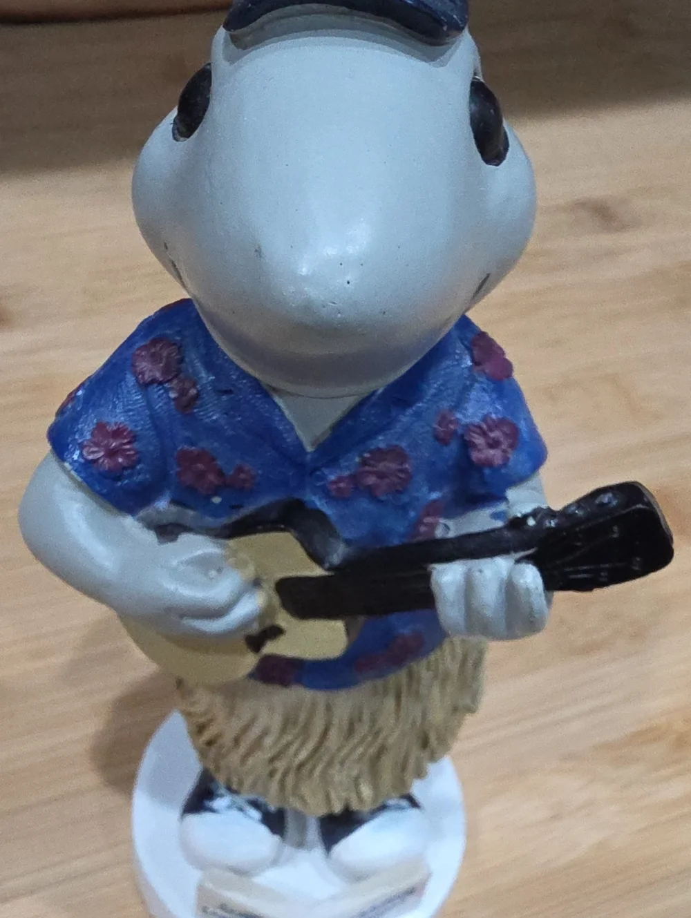 LandShark Blue Shark Hula Musician Figurine - Blue. Uncommon
